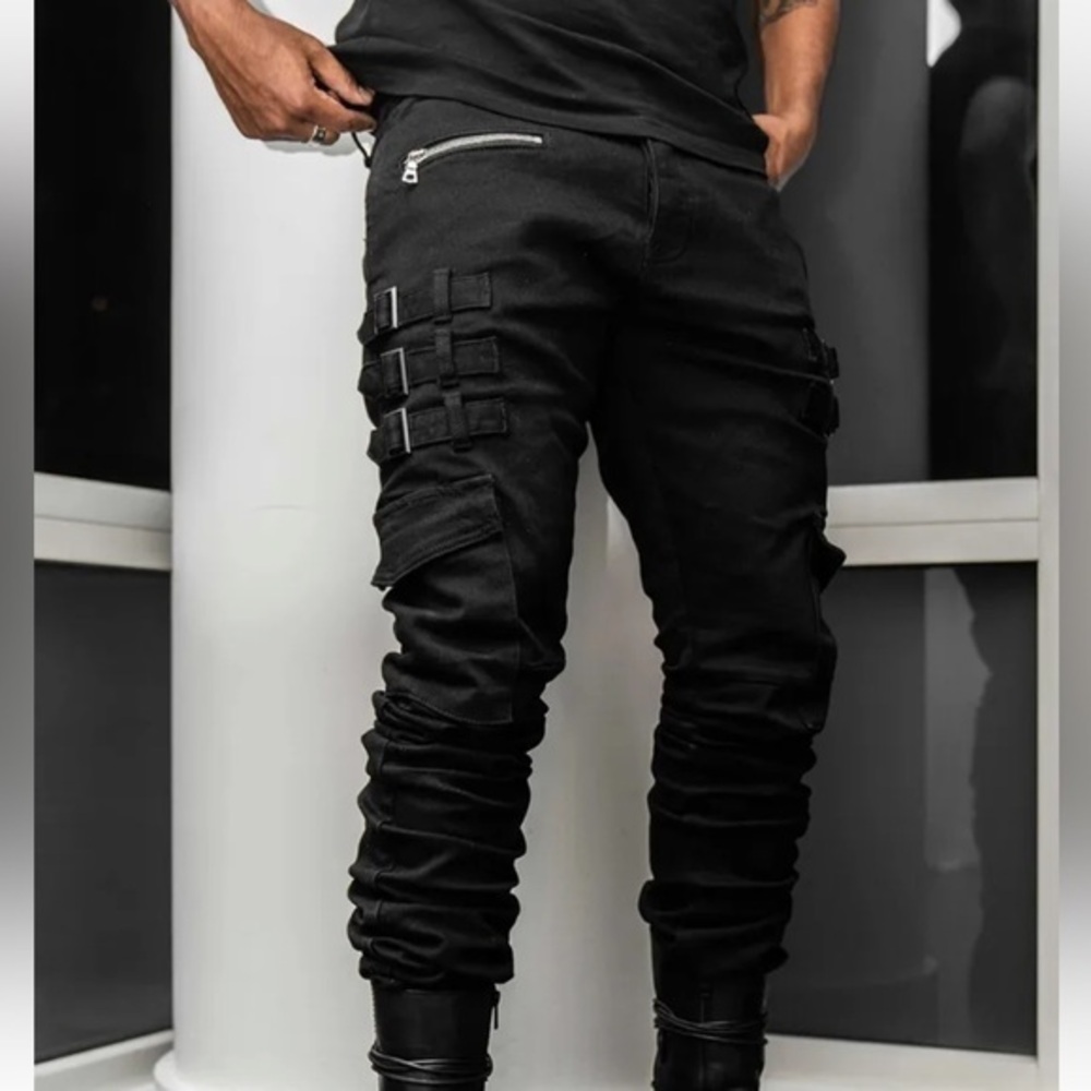 AKINGS Alan King OMARI Stacked Jeans J Shaped Size 28